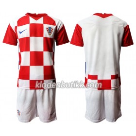 Kroatia Barn Hjemmedraktsett Euro 2020 Kortermet (+ Korte bukser)